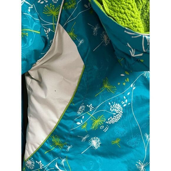 ZeroXposur Girls Hoodie Full zip up Insulated Track Ski Jacket Blue Sz 14 100% P - Picture 8 of 9